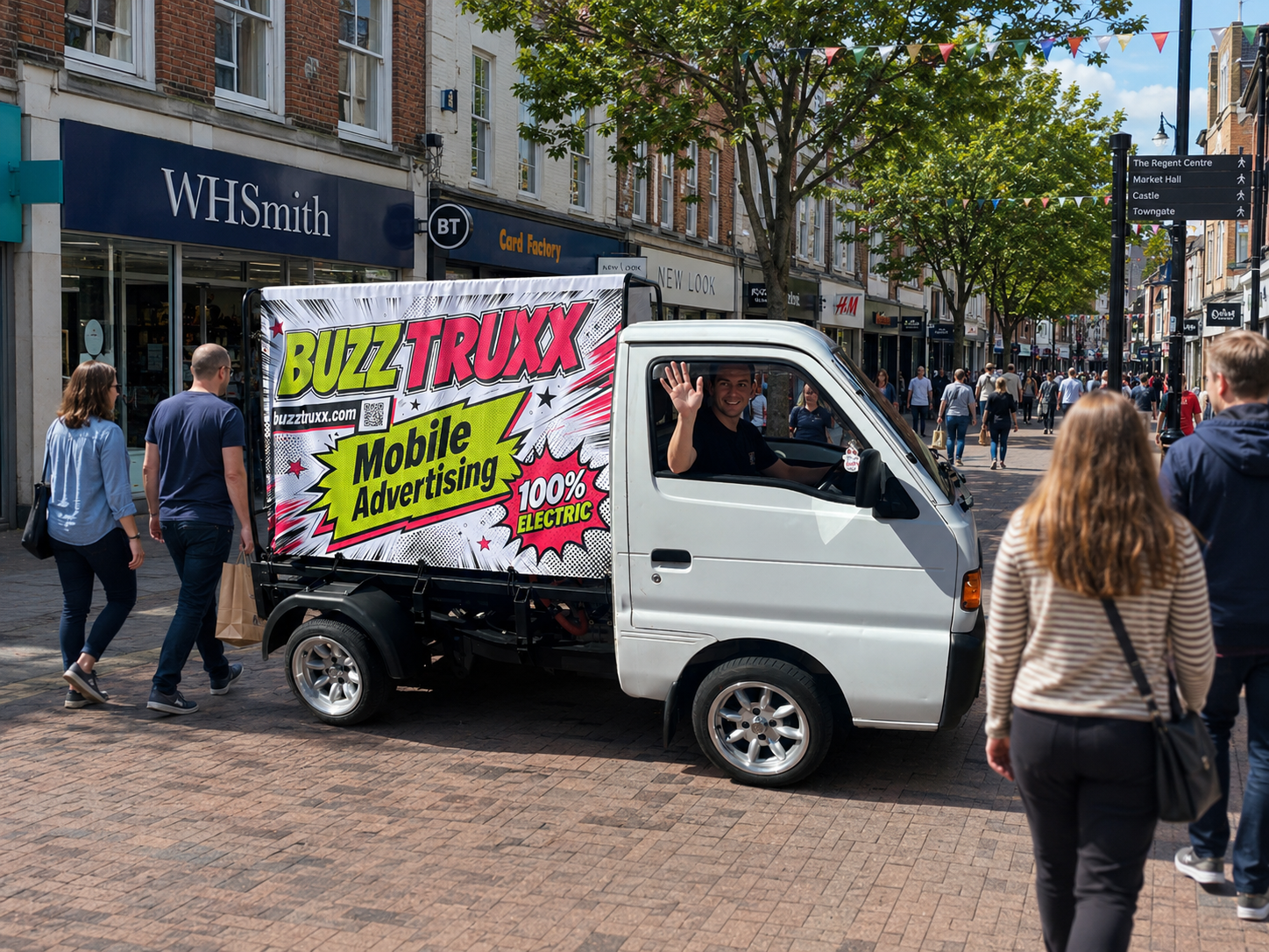 BuzzTruxx mobile advertising truck